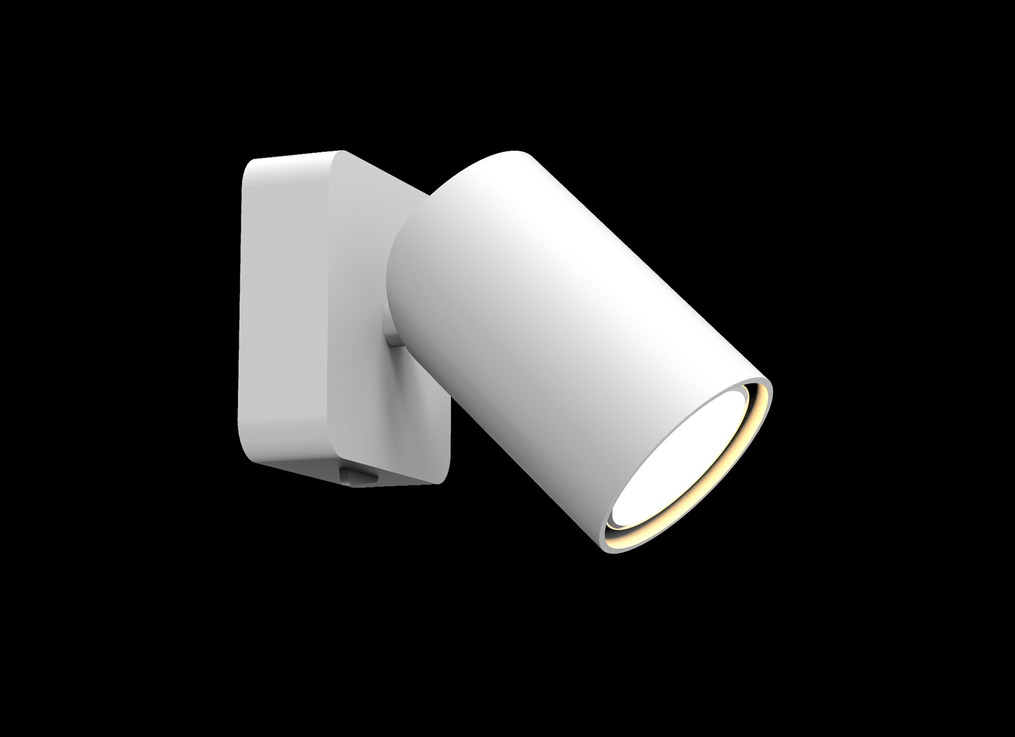 Sal Matt White Ceiling Lights Mantra Fusion Surface Spot Lights